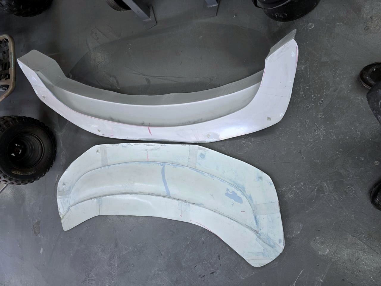 The finished mould released from the master and trimmed back.